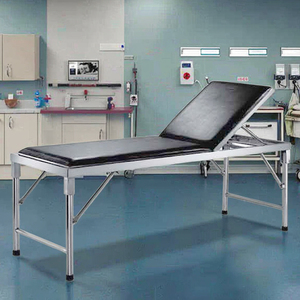 <span class=keywords><strong>Lit</strong></span> médical d'examen utilisé par patient d'hôpital d'acier inoxydable Offre Spéciale A6001 avec le dos d'ascenseur - Product Image 5
