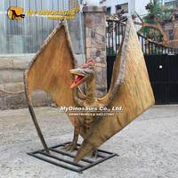 My Dino FD049 Modèle de dinosaure réaliste en fibre de verre ptérosaure avec oeuf