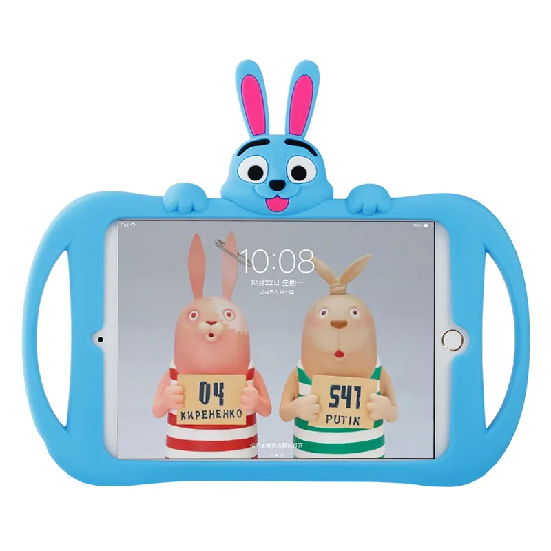 Shockproof Cute Cartoon Kids Soft Silicone Case For iPad Mini 1 2 3