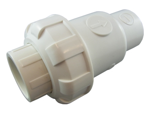 Válvula de Retención de Tipo Vertical de Elevación COVNA DN15 1/2 Pulgada 200 WOG BSPP con Rosca Hembra de UPVC en Línea - Product Image 3