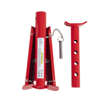 Support de levage pliable en acier 3T, trépied de sécurité automobile avec réglage à 5 vitesses, support universel pour garage et atelier