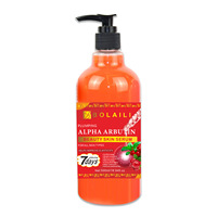 Sérum AHA Alpha Hydroxy Acide Liquide Pur Anti-rides Réparateur à la Berbérine, Éclaircissant et Hydratant au Collagène