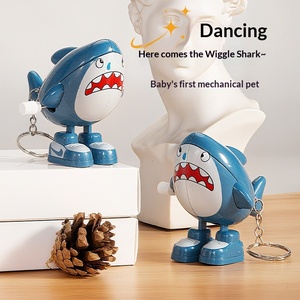 Jouet à remonter Requin Amusant, Porte-clés Requin de Dessin Animé, Pendentif Créatif, Jouets de Décompression - Product Image 2