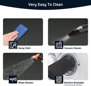 Housse de siège de voiture pour animaux de compagnie, durable, imperméable, noire, solide, tapis de lit pour animaux, protection de siège de voiture, hamac pour animaux de compagnie, pour les voyages en été et en hiver - Product Image 5