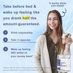 Cápsulas de Ayuda para Recuperar Después del Alcohol con <span class=keywords><strong>DHM</strong></span> + L-Cisteína, Venta Caliente OEM, Alivio para Sentirse Mejor Después de Beber - Product Image 3