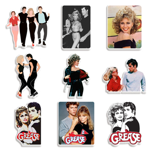 Abalorios de resina de diseñador de <span class=keywords><strong>película</strong></span> de grasa de dibujos animados, colgantes planos con parte posterior plana, abalorios para hacer joyas, pendientes - Product Image 2