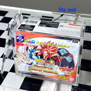 Boîte de protection SYP efficace et personnalisée en acrylique transparent pour booster box <span class=keywords><strong>Dragon</strong></span> <span class=keywords><strong>Ball</strong></span> <span class=keywords><strong>Super</strong></span> avec couvercle magnétique pour le jeu de cartes <span class=keywords><strong>Dragon</strong></span> <span class=keywords><strong>Ball</strong></span> <span class=keywords><strong>Super</strong></span> - Product Image 3