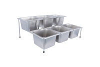 Lange Lebensdauer Rechteckige Gn-Pfanne Catering-Küchen utensilien Edelstahl-Anti-Jam-Dampf wanne
