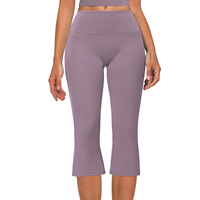 Leggings de yoga 7/8 pour femme, ultra doux, brossés, taille haute, effet sculptant et liftant, pour l'entraînement et les loisirs