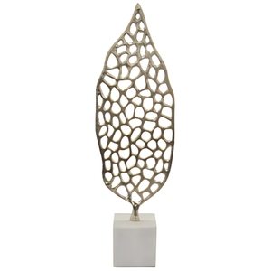 Contemporary Gold Leaf Sculpture Handmade Artistic Tabletop <b>Decor</b> for Living Room Eco-Friendly Durable Modern Design Fresh - Product Image 1