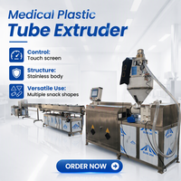 Ligne de production d'extrusion de tuyaux médicaux à haute vitesse et haute précision pour la fabrication de cathéters d'angiographie et de tubes d'infusion