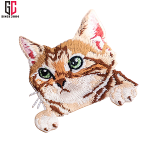 15 ans d'usine personnalisé adorable chatons patchs chats brodé fer sur patch broderie patch - Product Image 6