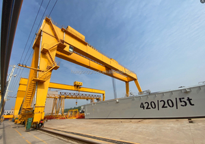 A Legs Double Beam Mobile Gantry <b>Cranes</b> 40 Tone 50 Tone 60 Tone Price - Product Image 5