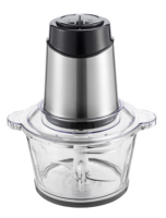 Robot culinaire électrique 500W SUS PP (Hachoir à viande multifonctionnel en acier inoxydable de qualité supérieure, vitesse variable, bouton poussoir)