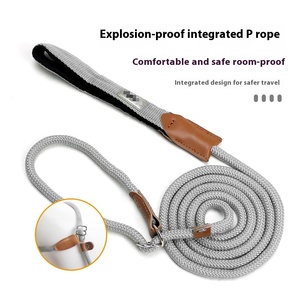 Superior Comfortable Durable Eco-Friendly Polyester Solid <strong>Dog</strong> <strong>Leash</strong> Ribbons Soft Grip Braided Adjustable Padded Handle for <strong>Long</strong> - Product Image 4