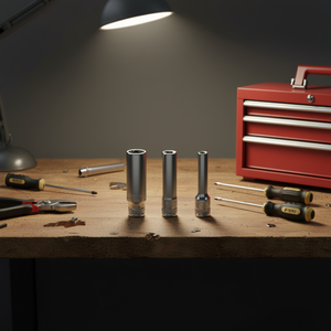 Fervi Hexagon <b>Socket</b> Wrench Set 3 Pc Metric Chrome Vanadium Steel - Product Image 3