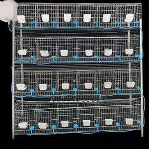 Jaulas Automáticas para Conejos Usgowin, Jaulas de Cría Comerciales con Nido Adjunto, Tubo Metálico Galvanizado en Caliente, 12 Jaulas, 20-25 Años de Duración - Product Image 3