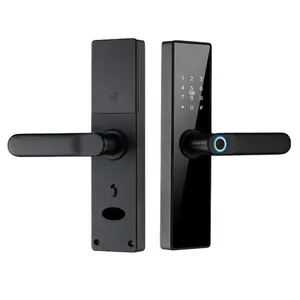 Hot Safe Wachtwoord Card Ttlock Tuya Digitale Handgreep Deur Wifi Vingerafdruk Smart Lock