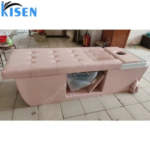 Table de massage multifonctionnelle Kisen pour salon de beauté, lit de shampoing, table de soin du visage et spa capillaire – Fabrication chinoise - Product Image 2