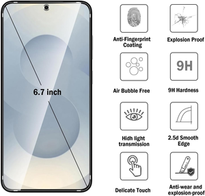 Protector de Pantalla de Vidrio Templado HD Edge 2027 para Samsung Galaxy S27 S26 Ultra S25 Edge, Cobertura Total con Pegamento Completo - Product Image 3