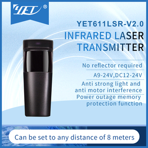 Sensor Fotoeléctrico Láser Reflectante Moderno YET611LSR con Interruptor DIP para Ajustar la Distancia, para Sistemas de Seguridad de Garajes y Puertas Automáticas - Product Image 4