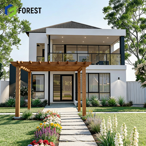 Villa conteneur avec structure préfabriquée en acier léger pour maison hybride assemblée - Product Image 1