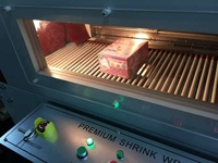 Máquina Automática de Alta Velocidad para Envolver, Sellar y Empaquetar Cuadernos con Polietileno Retráctil, con Control PLC para Alimentos y Bebidas