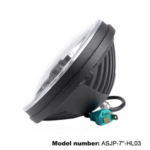 Hot bán 7 "<span class=keywords><strong>Led</strong></span> Đèn Pha với cao thấp chùm và phản xạ cho Jeep Wrangler Mazda MIATA 40 Wát Vòng <span class=keywords><strong>Led</strong></span> Đèn Pha 7inch - Product Image 3