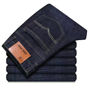 <span class=keywords><strong>Jeans</strong></span> da <span class=keywords><strong>Uomo</strong></span> in Denim Vendita Diretta dalla Fabbrica Nuovi Arrivi Stagione Estiva e Autunnale Pantaloni Casual da Ragazzo Taglio Dritto Aderente Traspiranti e Resistenti - Product Image 4