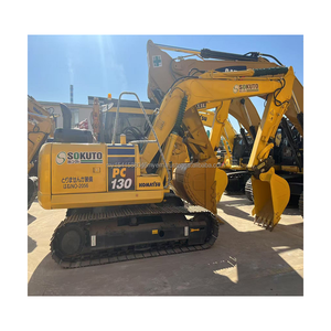 Gran oferta, excavadora Komatsu PC130 usada, modelo japonés de segunda mano, motor, caja de cambios, bomba de engranajes, componentes centrales PLC, precio barato - Product Image 6