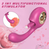 Grenzüberschreitender Zungenleck-Vibrator aus Silikon, wiederaufladbar, 3 Geschwindigkeiten, starke Vibration, präzise G-Punkt-Stimulation, weiblich