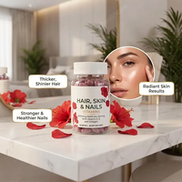 Gummies de collagène personnalisées Ausreson OEM pour cheveux, peau et ongles, supplément vitaminique 120/240, gummies à la biotine pour cheveux, peau et ongles
