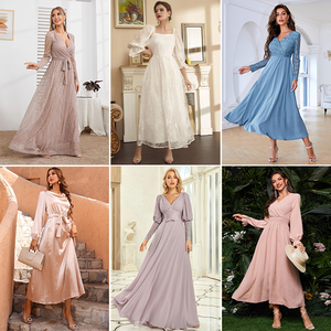 Abito taglie forti abiti floreali estivi da donna elegante abito da festa senza maniche abiti usati <span class=keywords><strong>lunghi</strong></span> - Product Image 4