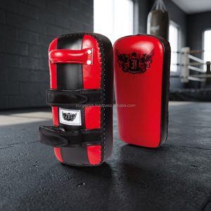 Advanced Leather Artificial Leather Thai Pads Thick EVA <b>Foam</b> Padding Dual Hook Loop Closure <b>for</b> Sports Safety IRON PUNCH IP-1702 - Product Image 2