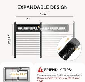 Estante <span class=keywords><strong>de</strong></span> secado <span class=keywords><strong>de</strong></span> <span class=keywords><strong>platos</strong></span> <span class=keywords><strong>enrollable</strong></span> extensible con cesta <span class=keywords><strong>de</strong></span> almacenamiento extensible <span class=keywords><strong>Escurridor</strong></span> <span class=keywords><strong>de</strong></span> <span class=keywords><strong>platos</strong></span> <span class=keywords><strong>Escurridor</strong></span> <span class=keywords><strong>de</strong></span> acero inoxidable plegable - Product Image 6
