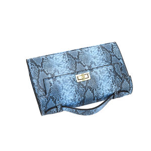 Sac à main en cuir imprimé crocodile de luxe pour femmes Sac à bandoulière tendance de haute qualité avec fermeture à glissière Vente chaude - Product Image 5