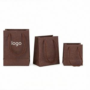 Customized Private logo Printed Black Large Personalized Luxury Shopping Handbag With Handle Paper <b>Bag</b> - Product Image 1