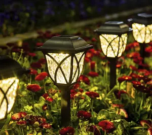 Изготовленная на заказ Солнечная лампа для лужайки, двора, декоративный свет, сад, солнечный свет, дорожка, сад, пейзаж, солнечный садовый светильник