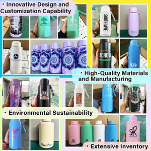 Botellas de Agua Deportivas de Acero Inoxidable con Aislamiento al Vacío y Revestimiento Cerámico de 34 oz con Logotipo Personalizado - Product Image 6