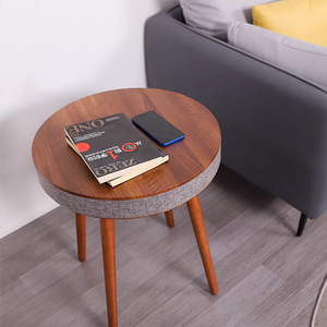 Smart WIFI Table Basse Audio Voix Mobile Téléphone APP Creative Table <span class=keywords><strong>Ronde</strong></span> Salon Sans Fil Charge Table Basse Haut-Parleur - Product Image 5