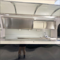 Remorque alimentaire standard européenne entièrement équipée, camion de restauration au gaz, chariot alimentaire, foodtruck