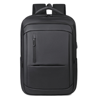 Mochila Impermeable para Portátil de 15.6 Pulgadas, Antirrobo, con Puerto de Carga USB, para Viajes de Negocios, con Correa para Equipaje