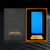 Encendedor Eléctrico USB de Doble Arco, Resistente al Viento, sin Llama, Encendedor de Plasma Electrónico, Regalo Personalizado