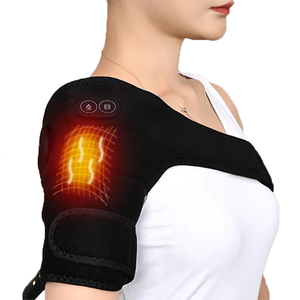 Di alta qualità portatile elettrico spalla terapia avvolgente con vibrazione massaggio Pad per il ginocchio massaggiatore tutore riscaldato - Product Image 1
