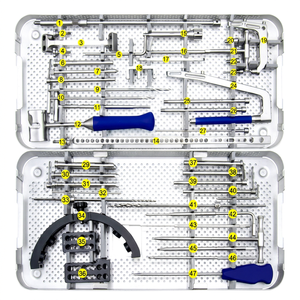 Instrumentos Quirúrgicos SUAVE: Set Manual Personalizado de Clavos Intramedulares para Húmero, para Cirugía de Fracturas Óseas, Material de Acero - Product Image 1