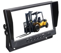 Greenyi — caméra de voiture à affichage LED Starlight, 8 pièces, avec écran 9 pouces, 2 canaux AHD, enregistreur DVR, moniteur AHD 24v pour camion et Bus