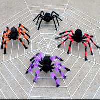 Decoración para Casa Embrujada al por Mayor, Telaraña Artificial Redonda Blanca de Chenilla Suave de 360 cm y 9 Capas para Interiores, Exteriores, Jardín y Hogar