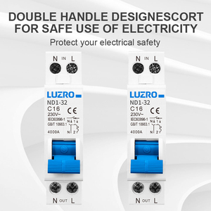 Dpn 1p + n 6a 10a 20a 25a 32a 40a סדרה מפסק חשמלי מיניאטורי mcb - Product Image 2