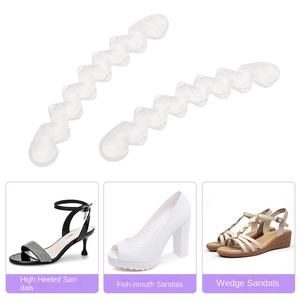 미끄럼 방지 하이힐 샌들 그라인딩 슈즈 마사지 충격 흡수 기능 슬라이드 슬리퍼가있는 실리콘 토 캡 슬리퍼 - Product Image 2