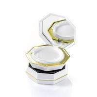 Boîtier vide pour fond de teint compact Octagon Cushion, en matériau premium, avec miroir intégré, pour fond de teint BB CC, couleur nude, prix